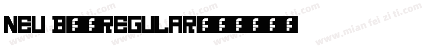 NEU B3-Regular字体转换